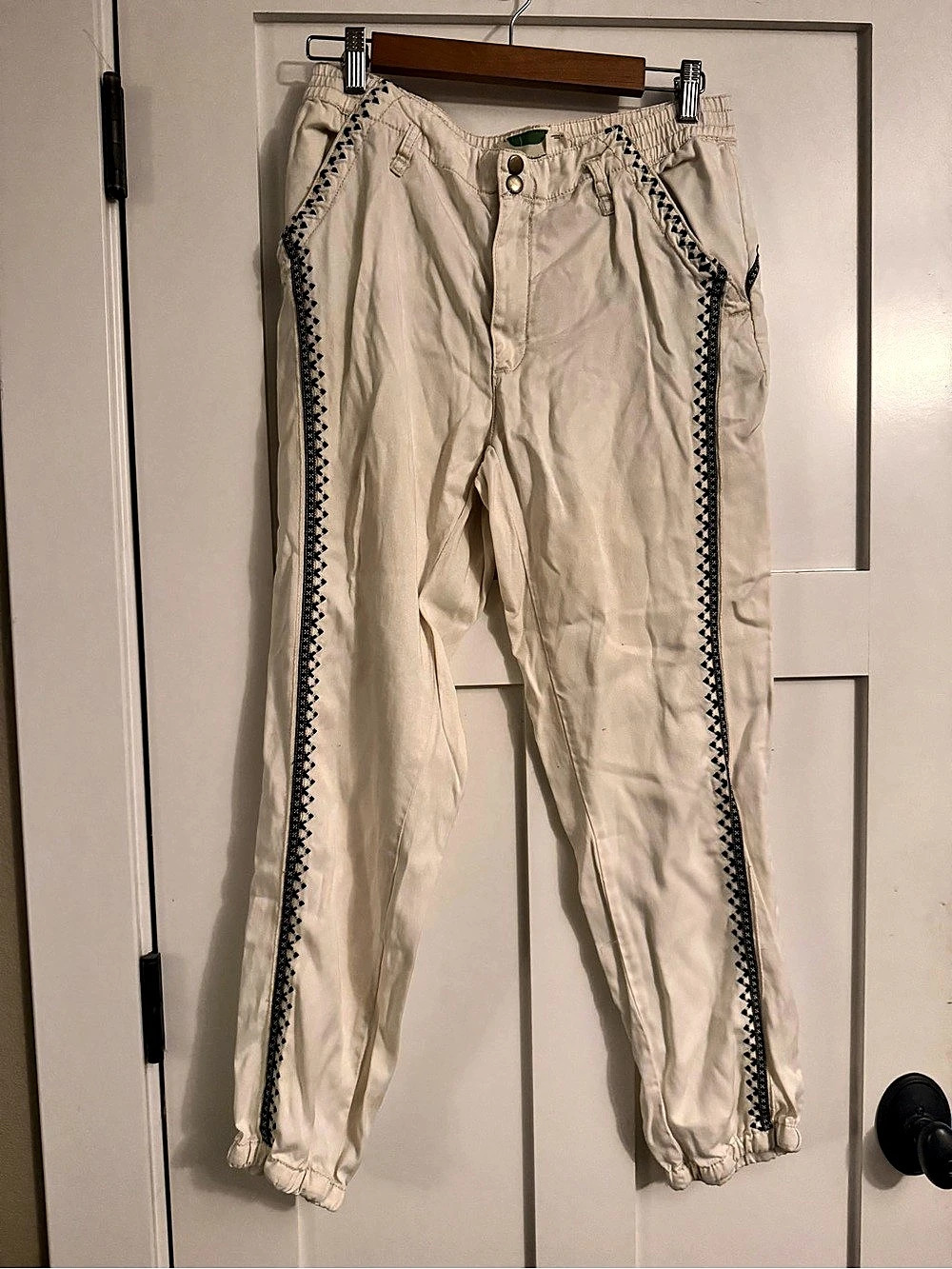 Pilcro and the Letterpress The Wanderer Embroidered Trousers
